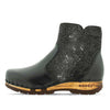 [Nero-Argento] Olga Damen Clog Stiefelette schwarz glitter woody. Damenstiefelette olga, clog stiefelette damen mit biegsamer nachhaltiger holzsohle, farbe: nero-argento (schwarz - schwarz mit silbernem glitter), holzclogs woody, woody schuhe, woody shoes, handgemachte holzschuhe aus österreich, kärnten