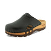 [Schwarz] Lissabon Clog, Clogs Damen und Herren Lissabon Unisex Clogs schwarze Farbe unisex lissabon, arbeits-clogs unisex und biegsamer nachhaltiger holzsohle, farbe: schwarz, holzclogs woody, woody schuhe, woody shoes, handgemachte holzschuhe aus österreich, kärnten