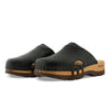 [Schwarz] Lissabon Clog, Clogs Damen und Herren Lissabon Unisex Clogs schwarze Farbe unisex lissabon, arbeits-clogs unisex und biegsamer nachhaltiger holzsohle, farbe: schwarz, holzclogs woody, woody schuhe, woody shoes, handgemachte holzschuhe aus österreich, kärnten
