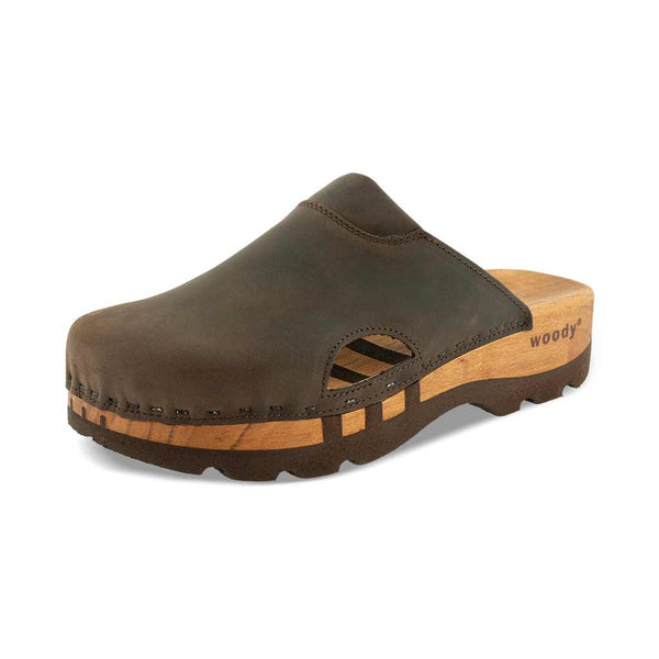 [Caffe] Lissabon Clog,Damenclogs Herrenclogs Lissabon caffe unisex woody Schuhe Clog lissabon, arbeits-clogs unisex und biegsamer nachhaltiger holzsohle, farbe: caffe (barun), holzclogs woody, woody schuhe, woody shoes, handgemachte holzschuhe aus österreich, kärnten