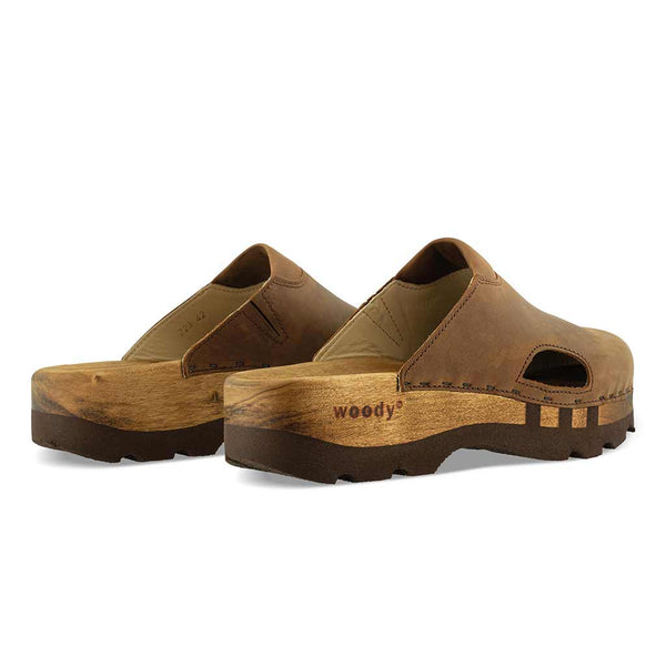 [Tabacco] Lissabon Clog, arbeits-clogs unisex und biegsamer nachhaltiger holzsohle, Damenclogs Herrenclogs Lissabon tabacco unisex woody Schuhe farbe: tabacco-braun, holzclogs woody, woody schuhe, woody shoes, handgemachte holzschuhe aus österreich, kärnten