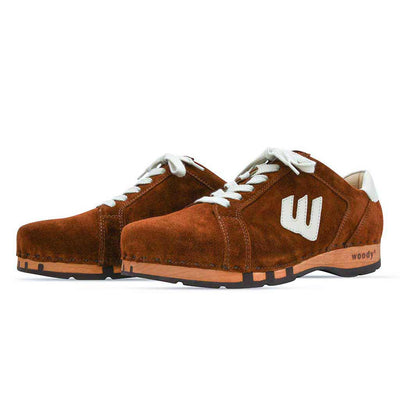 [Hazelnut] Wayne Herren Clog Sneaker, Herrenclog Sneaker, sneakers clogs herren mit biegsamer nachhaltiger holzsohle, der bestseller, farbe: hazelnut (braun), holzclogs woody, woody schuhe, woody shoes, handgemachte holzschuhe aus österreich, kärnten