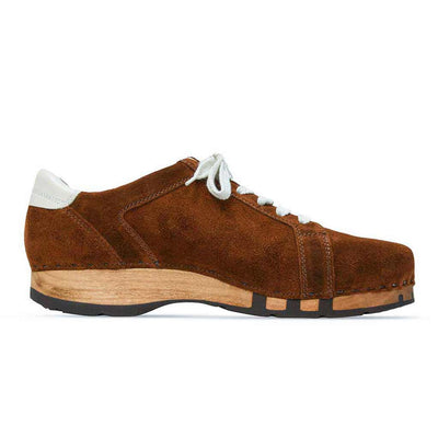 [Hazelnut] Wayne Herren Clog Sneaker, Herrenclog Sneaker, sneakers clogs herren mit biegsamer nachhaltiger holzsohle, der bestseller, farbe: hazelnut (braun), holzclogs woody, woody schuhe, woody shoes, handgemachte holzschuhe aus österreich, kärnten