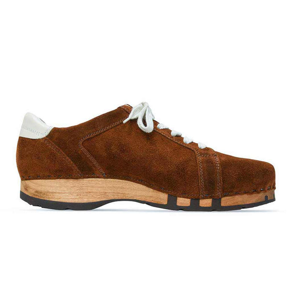 [Hazelnut] Wayne Herren Clog Sneaker, Herrenclog Sneaker, sneakers clogs herren mit biegsamer nachhaltiger holzsohle, der bestseller, farbe: hazelnut (braun), holzclogs woody, woody schuhe, woody shoes, handgemachte holzschuhe aus österreich, kärnten
