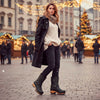 [Nero] leni damen clog schlupfstiefel mit biegsamer nachhaltiger holzsohle, holzclogs woody, woody schuhe, woody shoes, handgemachte holzschuhe aus österreich, kärnten, farbe: nero (schwarz)