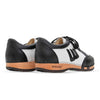 [Schwarz-Weiss] Abby Damen Clog Sneaker mit biegsamer nachhaltiger holzsohle, farbe: schwarz-weiss (Glattleder), holzclogs woody, woody schuhe, woody shoes, handgemachte holzschuhe aus österreich, kärnten