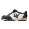 [Schwarz-Weiss] Abby Damen Clog Sneaker mit biegsamer nachhaltiger holzsohle, farbe: schwarz-weiss (Glattleder), holzclogs woody, woody schuhe, woody shoes, handgemachte holzschuhe aus österreich, kärnten