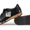 [Schwarz-Silber Glitzer] Abby Damen Clog Sneaker glam line mit biegsamer nachhaltiger holzsohle, farbe: schwarz holzclogs woody, woody schuhe, woody shoes, handgemachte holzschuhe aus österreich, kärnten