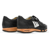 [Schwarz-Silber Glitzer] Abby Damen Clog Sneaker glam line mit biegsamer nachhaltiger holzsohle, farbe: schwarz holzclogs woody, woody schuhe, woody shoes, handgemachte holzschuhe aus österreich, kärnten