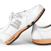 [Weiss-Silber Glitzer] Abby Damen Clog Sneaker glam line mit biegsamer nachhaltiger holzsohle, farbe: weiss mit glitzer patch, holzclogs woody, woody schuhe, woody shoes, handgemachte holzschuhe aus österreich, kärnten