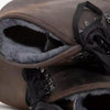 [Caffe] Adam Herren Clog Ankle Boot stiefel gefüttert. winterstiefelette herren clogs, gefütterte holzclogs. woody holzschuhe gefüttert. winter schuhe holzclog, holzschuhe, woody schuhe, holz schuhe, holzclogs fell kaufen, farbe: caffe (dunkelbraun)