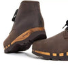 [Caffe] Adam Herren Clog Ankle Boot stiefel gefüttert. winterstiefelette herren clogs, gefütterte holzclogs. woody holzschuhe gefüttert. winter schuhe holzclog, holzschuhe, woody schuhe, holz schuhe, holzclogs fell kaufen, farbe: caffe (dunkelbraun)