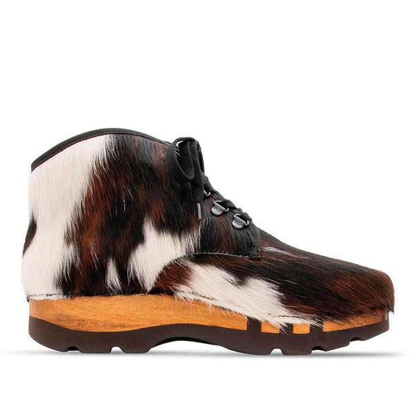 [Fell Natur] Adam Fell Herren Clog Ankle Boots, men's ankle boots, lined. Winter ankle boots, men's clogs, lined wooden clogs. Lined woody wooden shoes. Winter shoes, wooden clogs, wooden shoes, woody shoes, wooden shoes, buy fur-lined wooden clogs, color: Natural Fur