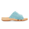 [Baby Blue] Anja Damen Clog Pantolette, farbe: baby-blue_clogs pantoletten damen mit biegsamer nachhaltiger weidenholzsohle, holzclogs woody, woody schuhe, woody shoes, handgemachte holzschuhe aus österreich, kärnten