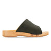 [Nero] Anja Damen Clog Pantolette, farbe: nero (schwarz)_clogs pantoletten damen mit biegsamer nachhaltiger weidenholzsohle, holzclogs woody, woody schuhe, woody shoes, handgemachte holzschuhe aus österreich, kärnten