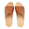 [Safor] Anja Damen Clog Pantolette, farbe: safor (braun)_clogs pantoletten damen mit biegsamer nachhaltiger weidenholzsohle, holzclogs woody, woody schuhe, woody shoes, handgemachte holzschuhe aus österreich, kärnten