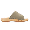[Sand] Anja Damen Clog Pantolette, farbe: sand_clogs pantoletten damen mit biegsamer nachhaltiger weidenholzsohle, holzclogs woody, woody schuhe, woody shoes, handgemachte holzschuhe aus österreich, kärnten