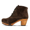 [Chocolate] Anne Clog Ankle Boots / stiefeletten, woody holzschuhe. ankle boots gefüttert, damenstiefel, stiefel, damenclogs mit flexibler, biegsamer holzsohle. holzclogs, clogs damen knöchel stiefel, damen clogs mit fussbett. ankleboots holz schuhe, holzclog, holzschuhe kaufen, farbe: chocolate (braun)
