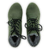 [Forest] Anne Clog Ankle Boots / stiefeletten, woody holzschuhe. ankle boots gefüttert, damenstiefel, stiefel, damenclogs mit flexibler, biegsamer holzsohle. holzclogs, clogs damen knöchel stiefel, damen clogs mit fussbett. ankleboots holz schuhe, holzclog, holzschuhe kaufen, farbe: forest (gruen)