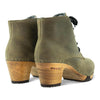 [Olivia] Anne Clog Ankle Boots / stiefeletten, woody holzschuhe. ankle boots gefüttert, damenstiefel, stiefel, damenclogs mit flexibler, biegsamer holzsohle. holzclogs, clogs damen knöchel stiefel, damen clogs mit fussbett. ankleboots holz schuhe, holzclog, holzschuhe kaufen, farbe: olivia