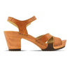 [Safor] Carmen Damen Clog Sandalette, farbe: safor (brau)_clogs sandalen damen mit biegsamer nachhaltiger weidenholzsohle und knöchelriemchen, holzclogs woody, woody schuhe, woody shoes, handgemachte holzschuhe aus österreich, kärnten