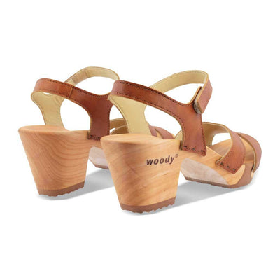 [Safor] Carmen Damen Clog Sandalette, farbe: safor (brau)_clogs sandalen damen mit biegsamer nachhaltiger weidenholzsohle und knöchelriemchen, holzclogs woody, woody schuhe, woody shoes, handgemachte holzschuhe aus österreich, kärnten