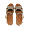 [Sand] Carmen Damen Clog Sandalette, farbe: sand_clogs sandalen damen mit biegsamer nachhaltiger weidenholzsohle und knöchelriemchen, holzclogs woody, woody schuhe, woody shoes, handgemachte holzschuhe aus österreich, kärnten