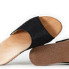 [Schwarz Glitzer] Cherin Damen Clog Pantolette – elegant, mit biegsamer Sohle – Farbe: Glitzernd in Schwarz
