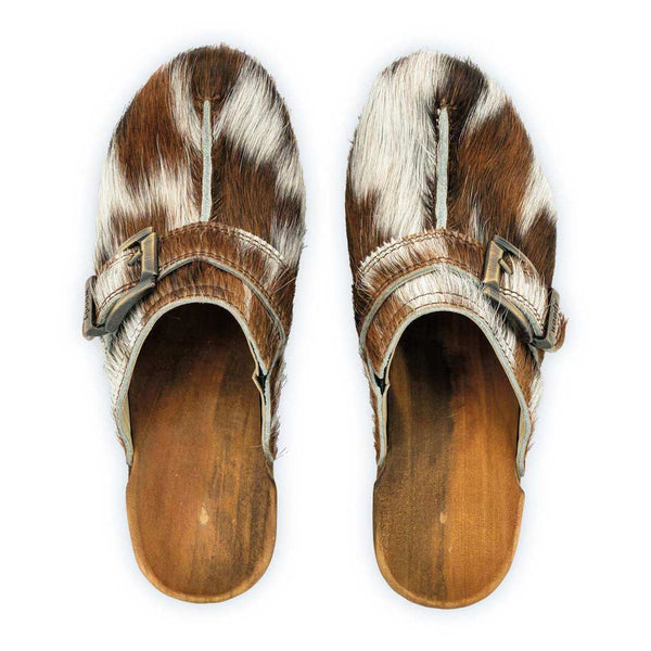 [Natur Fell] Claudia Damen Fell Clog, farbe: fell natur_clogs pantolette damen mit absatz auf biegsamer nachhaltiger weidenholzsohle, holzclogs woody, woody schuhe, woody shoes, handgemachte holzschuhe aus österreich, kärnten