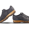 [graphit] jack herren clog sneaker mit biegsamer nachhaltiger holzsohle, farbe: nero-schwar (nappa-glattleder), holzclogs woody, woody schuhe, woody shoes, handgemachte holzschuhe aus österreich, kärnten