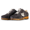 [Graphit-Creme] Wayne Herren Clog Sneaker, Herrenclog Sneaker, sneakers clogs herren mit biegsamer nachhaltiger holzsohle, der bestseller, holzclogs woody, woody schuhe, woody shoes, handgemachte holzschuhe aus österreich, kärnten, farbe: navi-creme