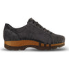 [graphit] jack herren clog sneaker mit biegsamer nachhaltiger holzsohle, farbe: nero-schwar (nappa-glattleder), holzclogs woody, woody schuhe, woody shoes, handgemachte holzschuhe aus österreich, kärnten
