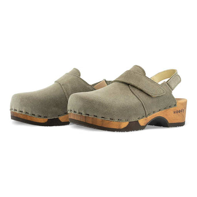 [Sand] Cornelia Damen Clog, farbe: sand_clogs damen, arbeitsschuh mit biegsamer nachhaltiger weidenholzsohle, holzclogs woody, woody schuhe, woody shoes, handgemachte holzschuhe aus österreich, kärnten