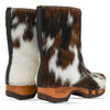 [Fell Natur] Rose Fell Damen Schlupfstiefel mit biegsamer nachhaltiger holzsohle, farbe: fell natur, holzclogs woody, woody schuhe, woody shoes, handgemachte holzschuhe aus österreich, kärnten