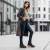 [Nero] elya damen clog stiefelette mit biegsamer nachhaltiger holzsohle, farbe: nero (schwarz), holzclogs woody, woody schuhe, woody shoes, handgemachte holzschuhe aus österreich, kärnten