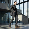 [Nero] elya damen clog stiefelette mit biegsamer nachhaltiger holzsohle, farbe: nero (schwarz), holzclogs woody, woody schuhe, woody shoes, handgemachte holzschuhe aus österreich, kärnten