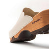 [Creme] Emma Damen Clog, farbe:creme, clogs damen mit biegsamer nachhaltiger weidenholzsohle, holzclogs woody, woody schuhe, woody shoes, handgemachte holzschuhe aus österreich, kärnten