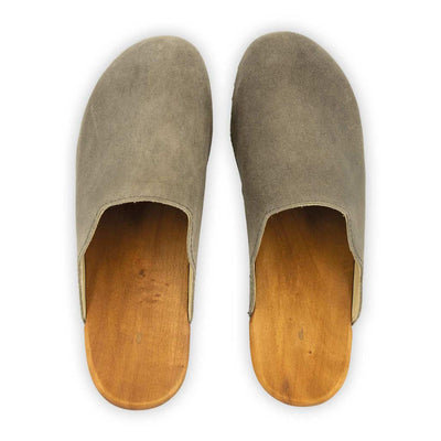 [Sand] Emma Damen Clog, farbe: sand_clogs damen mit biegsamer nachhaltiger weidenholzsohle, holzclogs woody, woody schuhe, woody shoes, handgemachte holzschuhe aus österreich, kärnten