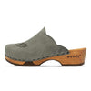 [Bleir] Emma Hoamatgfühl Damen Clog, farbe: jeans (grau)_clogs damen mit biegsamer nachhaltiger weidenholzsohle, holzclogs woody, woody schuhe, woody shoes, handgemachte holzschuhe aus österreich, kärnten