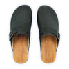 [Nero] Erika Damen Clog, farbe: nero alias schwarz_clogs damen mit biegsamer nachhaltiger weidenholzsohle, holzclogs woody, woody schuhe, woody shoes, handgemachte holzschuhe aus österreich, kärnten