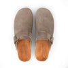 [Sand] Erika Damen Clog, farbe: sand alias warm gray_clogs damen mit biegsamer nachhaltiger weidenholzsohle, holzclogs woody, woody schuhe, woody shoes, handgemachte holzschuhe aus österreich, kärnten