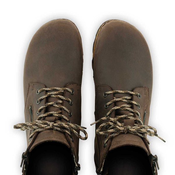 [Caffe] Fabio Herren Clog - Boots / Stiefel mit biegsamer, nachhaltiger Holzsohle. Farbe: caffe (braun), Holzclogs Woody Schuhe, Woody Shoes, handgemachte Holzschuhe aus Österreich, Kärnten