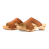 [Safor] Fiona Damen Clog, farbe: safor (braun), pantoletten clogs damen mit biegsamer nachhaltiger Holzsohle,holzclogs woody, woody schuhe, woody shoes, handgemachte holzschuhe aus österreich, kärnten