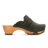 [Nero] Florentina Damen Clog, farbe: nero alias schwarz, clogs damen mit biegsamer nachhaltiger Holzsohle,holzclogs woody, woody schuhe, woody shoes, handgemachte holzschuhe aus österreich, kärnten
