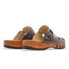 [Bleir] Freddy Herren Clog mit biegsamer nachhaltiger Holzsohle, farbe: bleir (grau), holzclogs woody, woody schuhe, woody shoes, handgemachte holzschuhe aus österreich, kärnten