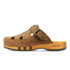 [Tabacco] Freddy Herren Clog mit biegsamer nachhaltiger Holzsohle, farbe: tabacco-braun, holzclogs woody, woody schuhe, woody shoes, handgemachte holzschuhe aus österreich, kärnten