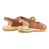 [Safor] Gloria Damen Clog Sandale mit biegsamer nachhaltiger holzsohle, farbe: safor, holzclogs woody, woody schuhe, woody shoes, handgemachte holzschuhe aus österreich, kärnten