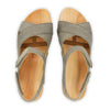 [Sand] Gloria Damen Clog Sandale mit biegsamer nachhaltiger holzsohle, farbe: sand (warm_grey), holzclogs woody, woody schuhe, woody shoes, handgemachte holzschuhe aus österreich, kärnten