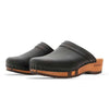 [Cervo Nero] Hanni Damen Clog mit biegsamer nachhaltiger holzsohle, farbe: cervo nero (schwarz), holzclogs woody, woody schuhe, woody shoes, handgemachte holzschuhe aus österreich, kärnten