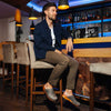 [Bleir] Harry Herren Clogs mit biegsamer nachhaltiger holzsohle, farbe: bleir (grau), holzclogs woody, woody schuhe, woody shoes, handgemachte holzschuhe aus österreich, kärnten